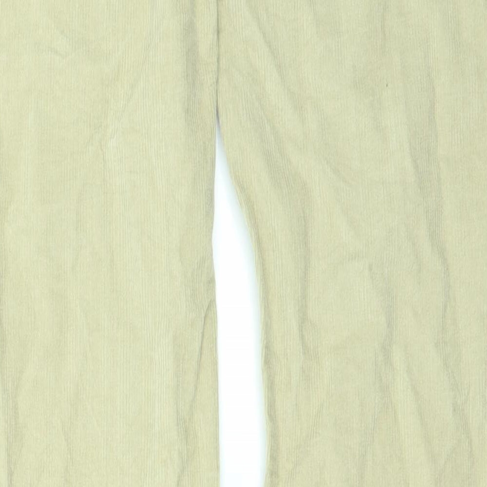 Oasis Womens Beige  Corduroy Flared Jeans Size 14 L33 in