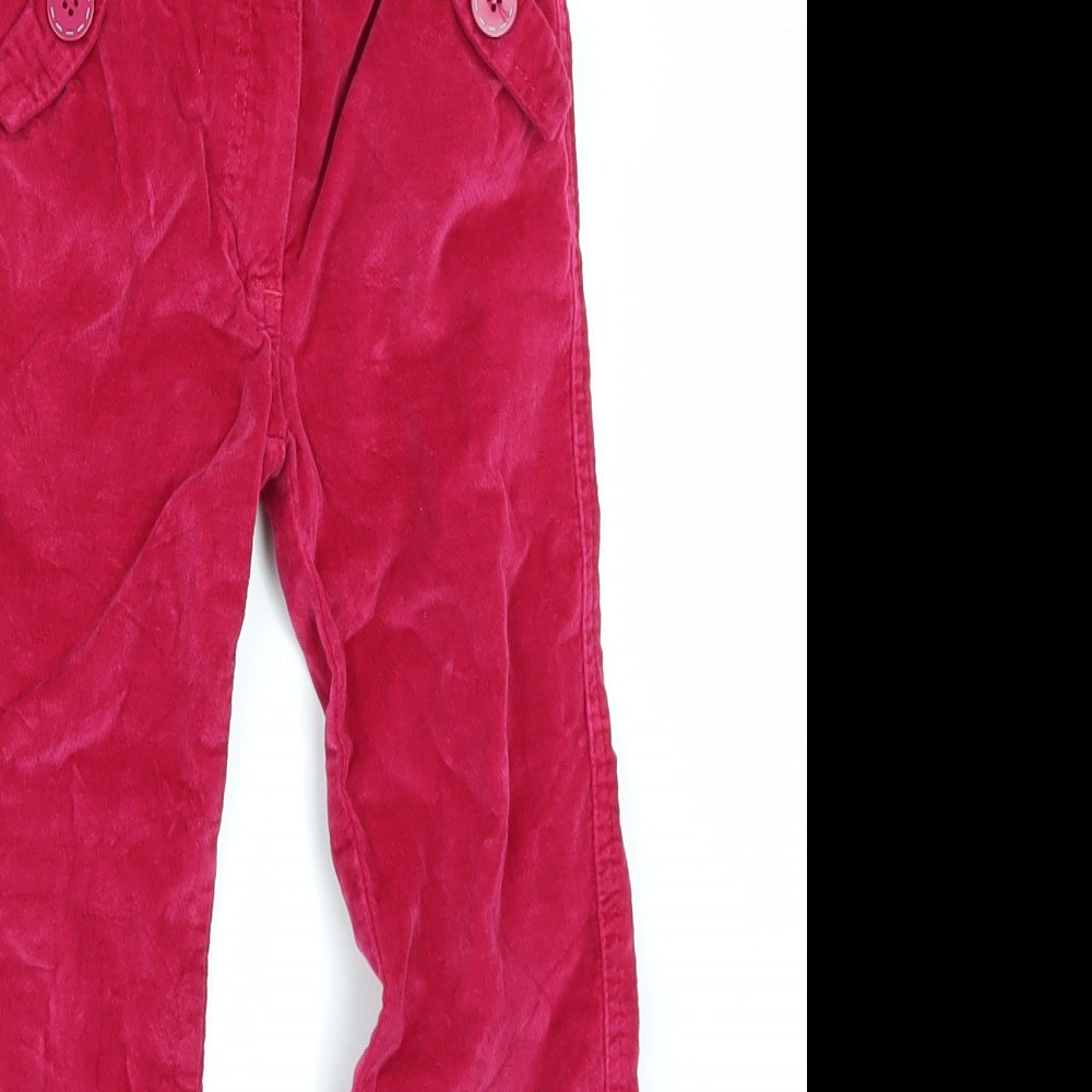 Emoi Girls Purple  Velour Straight Jeans Size 6 Years