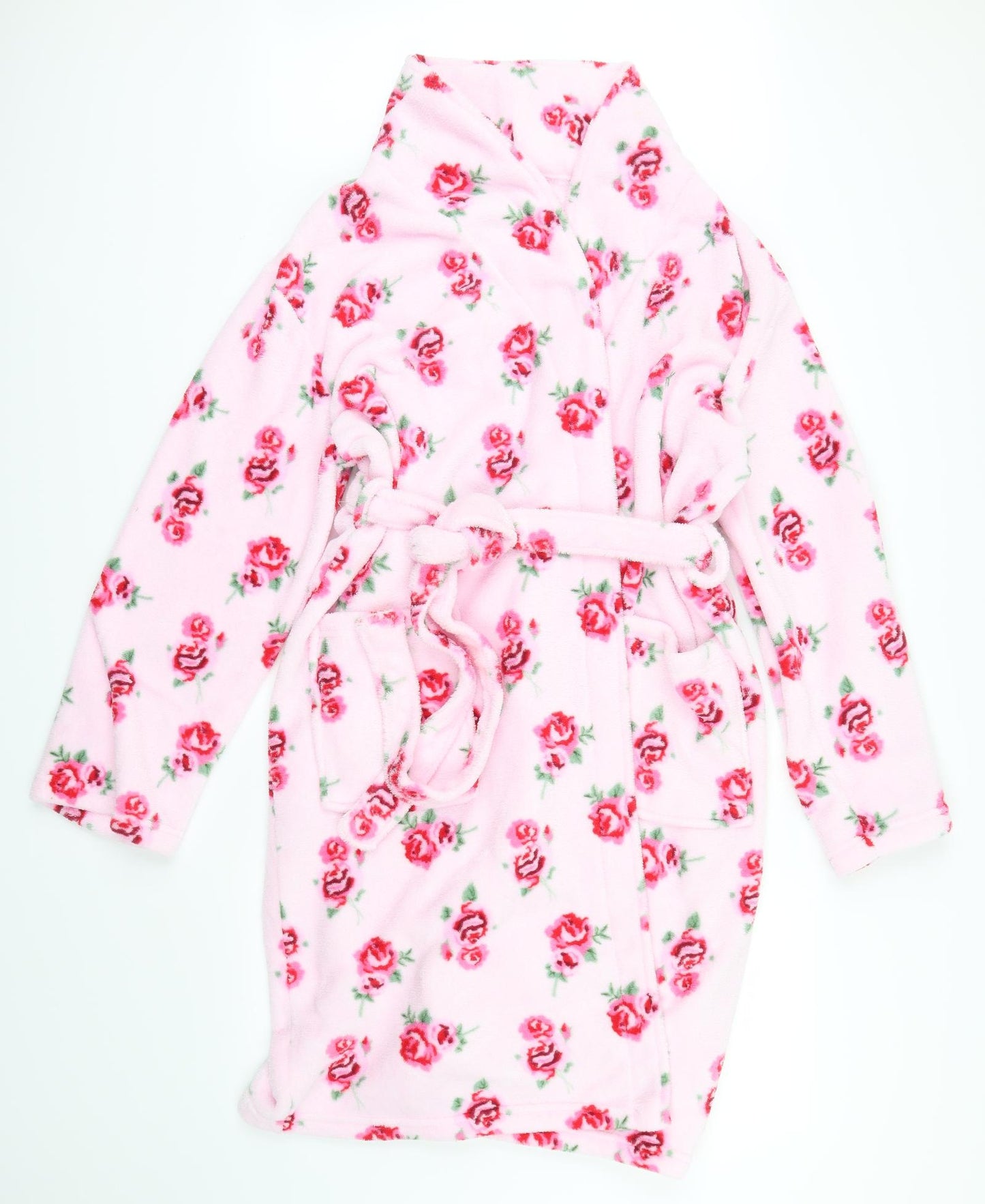 Bm  Womens Pink Floral  Top Gown Size 24