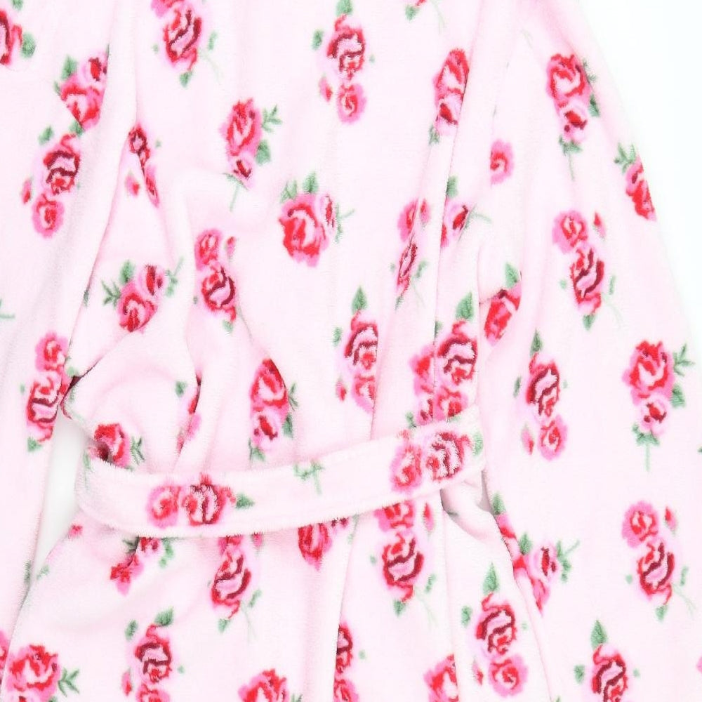 Bm  Womens Pink Floral  Top Gown Size 24