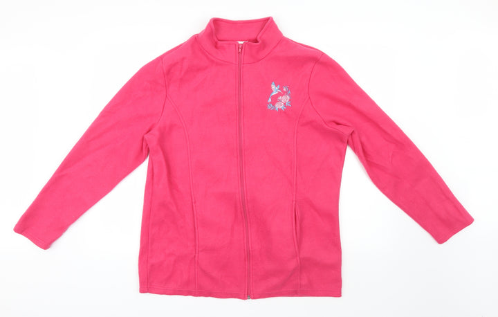 Alisson Vallee Womens Pink Jacket Size L