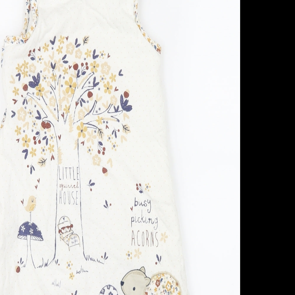 Tu  Baby White Geometric  Cami One Piece Size 12-18 Months  - Sleep bag