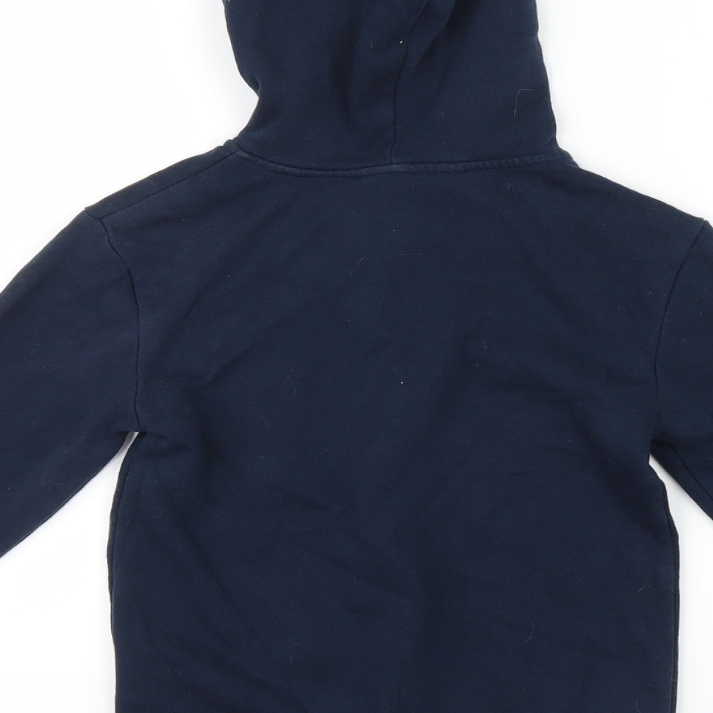 H&M Boys Blue   Full Zip Hoodie Size 8-9 Years
