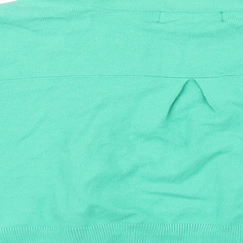 Wallis Womens Green  Knit Cardigan Jumper Size L