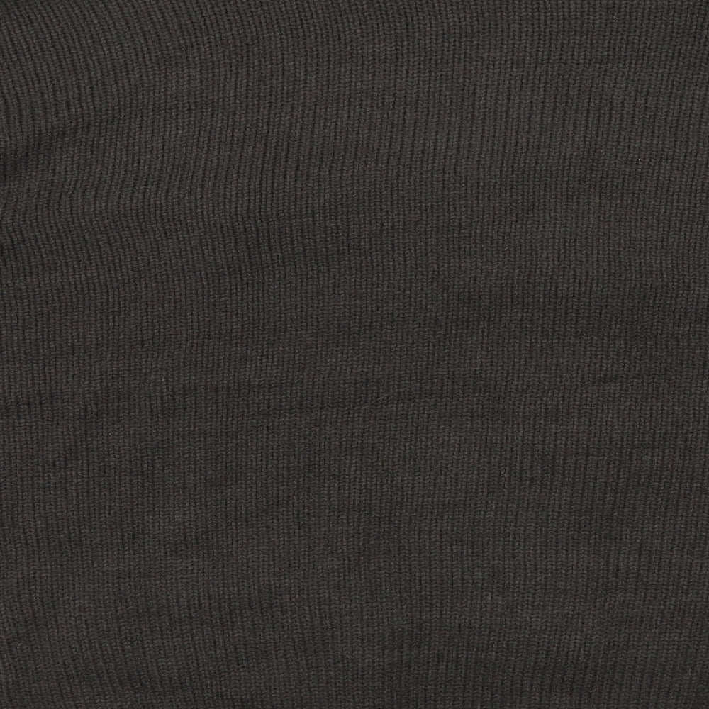 Jason Jones Mens Grey  Knit Jacket Coatigan Size XL