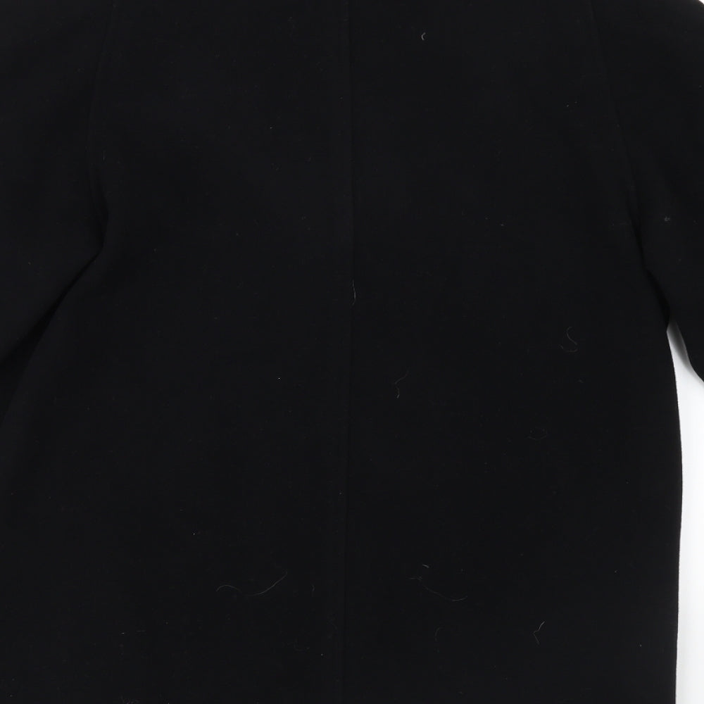 Preworn Womens Black   Pea Coat Coat Size 14