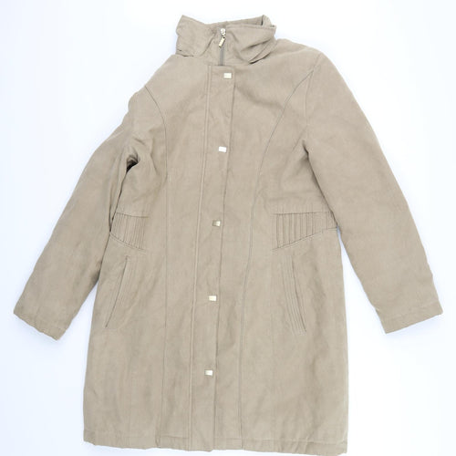 anna rose Womens Beige   Jacket Coat Size S