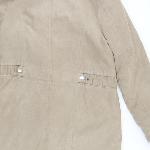 anna rose Womens Beige   Jacket Coat Size S