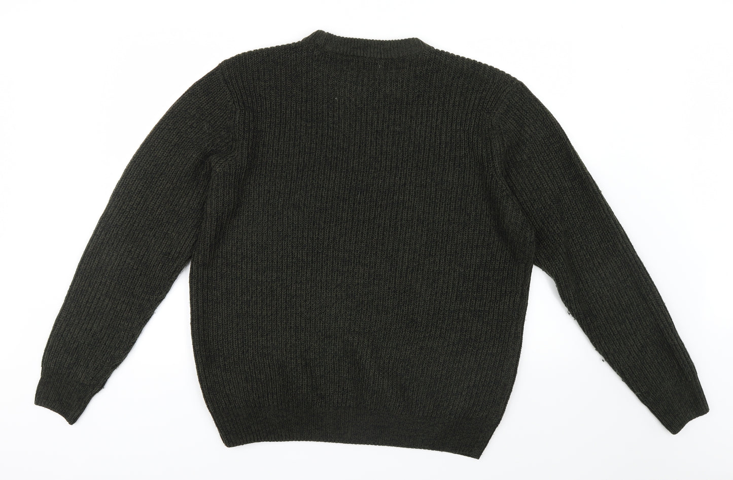George Mens Green  Knit Pullover Jumper Size L