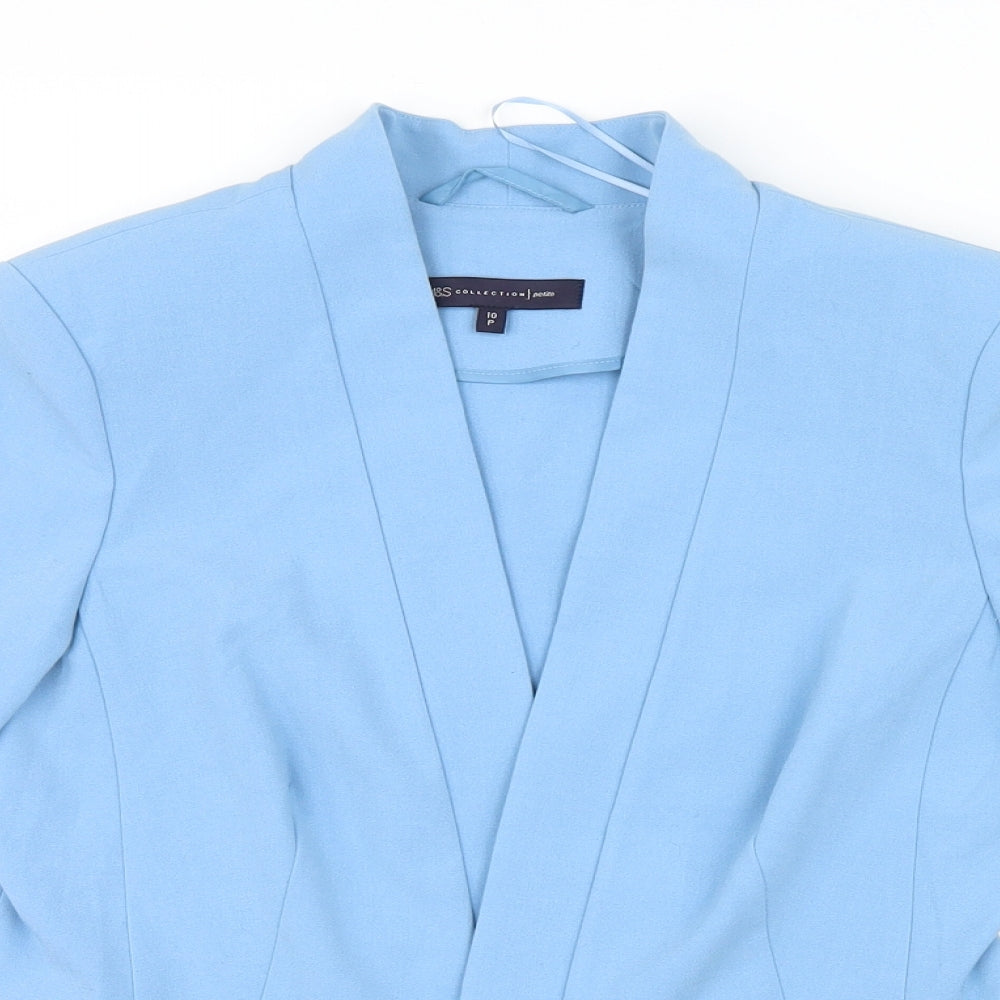 Marks and Spencer Womens Blue   Jacket Blazer Size 10