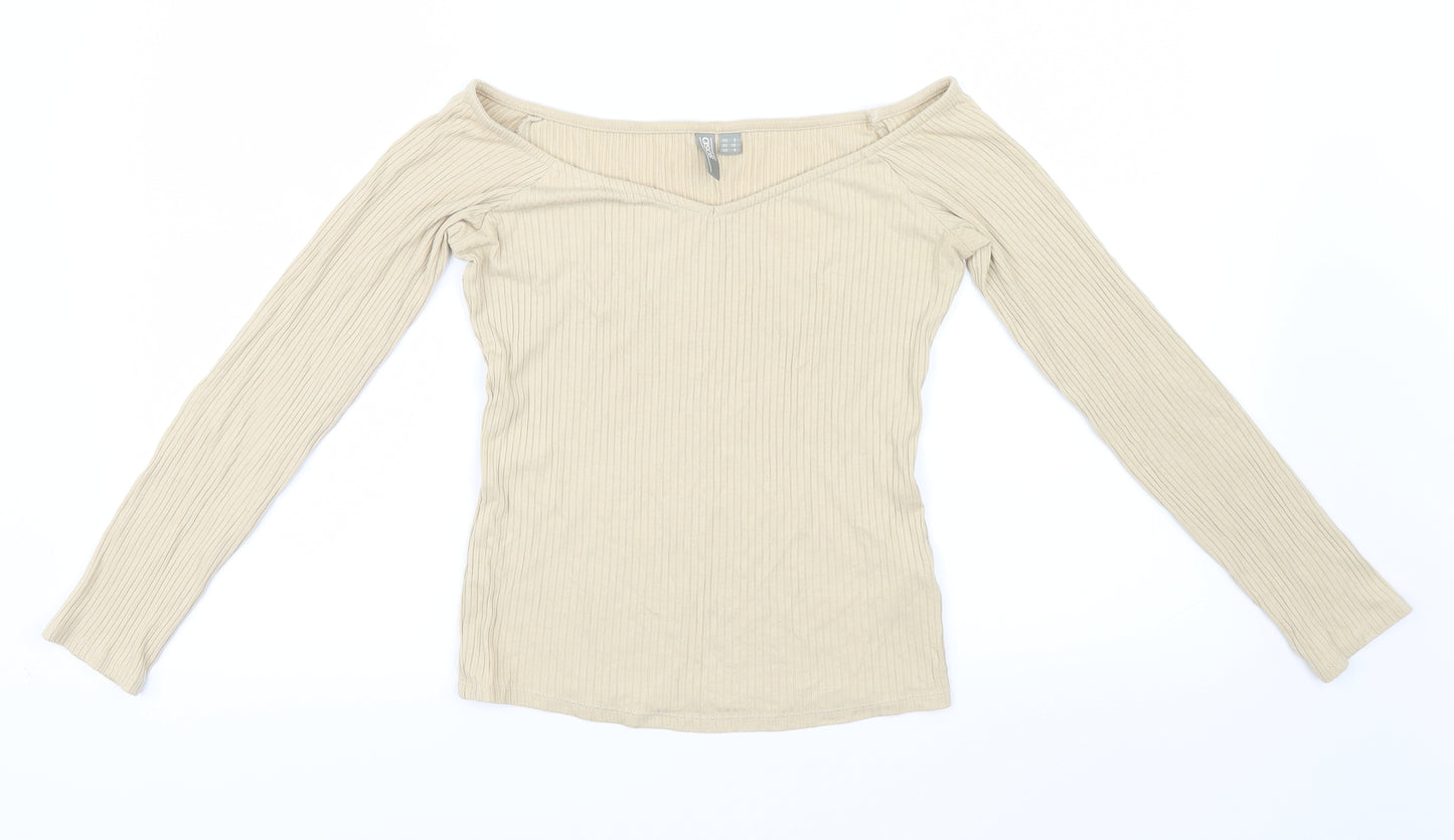 ASOS Womens Ivory   Basic T-Shirt Size 8