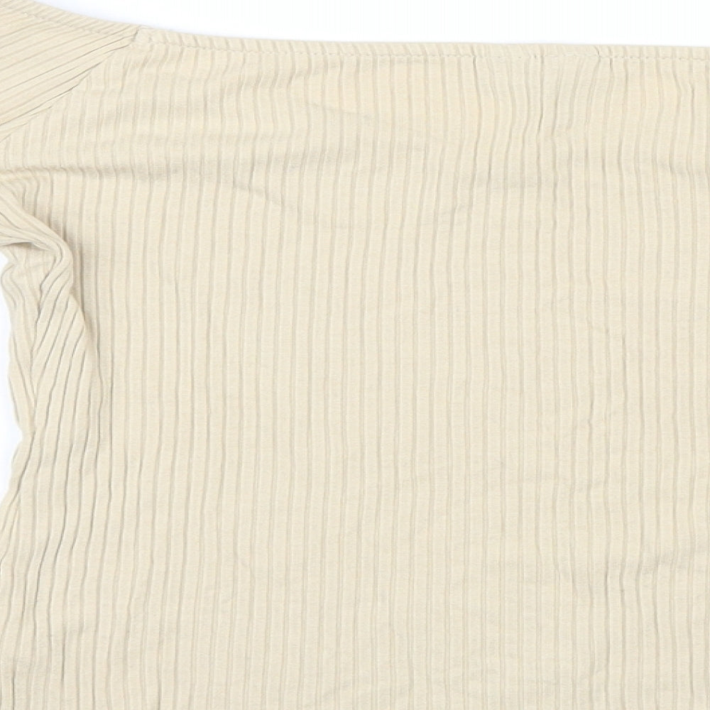 ASOS Womens Ivory   Basic T-Shirt Size 8