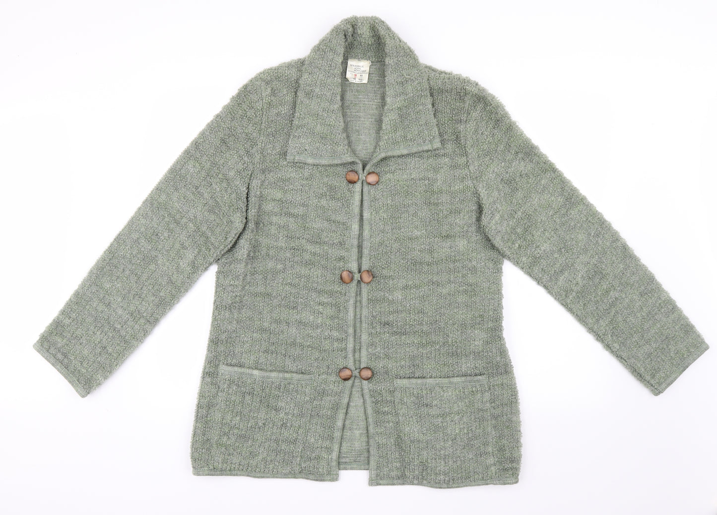 Preworn Womens Green   Pea Coat Coat Size 18