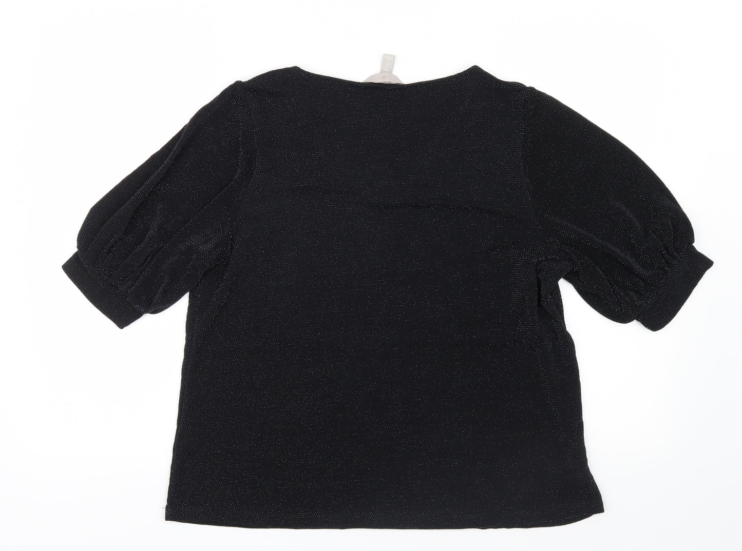 H&M Womens Black   Basic Blouse Size M