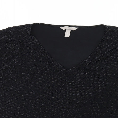 H&M Womens Black   Basic Blouse Size M