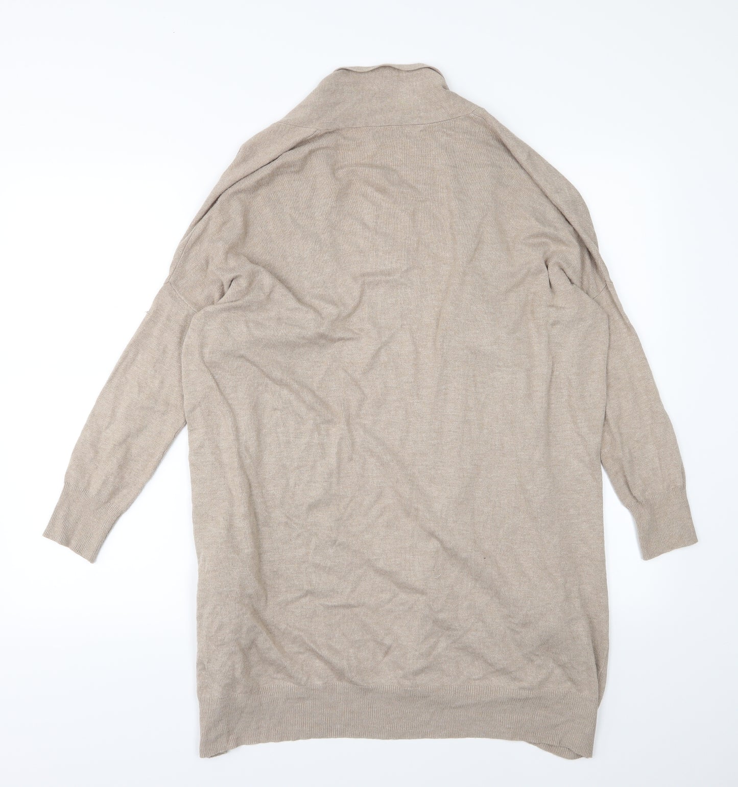 Atmosphere Womens Beige  Knit Cardigan Jumper Size 8