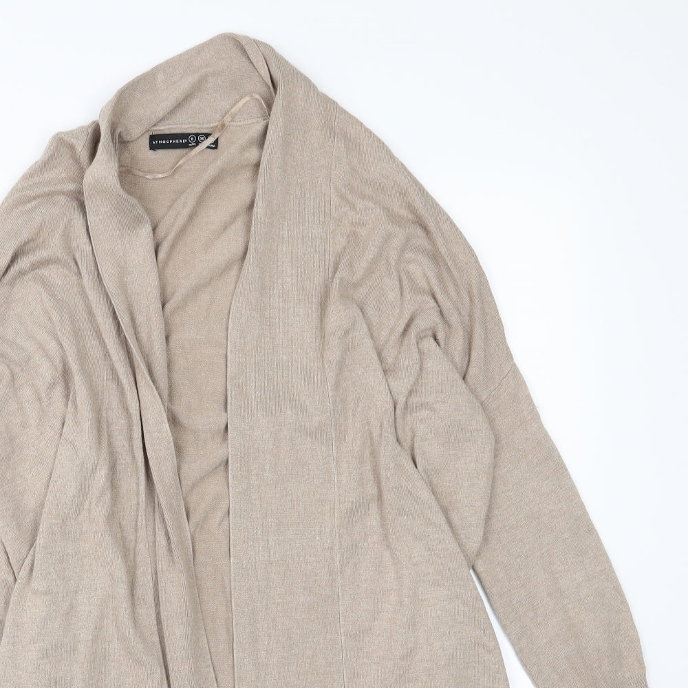 Atmosphere Womens Beige  Knit Cardigan Jumper Size 8