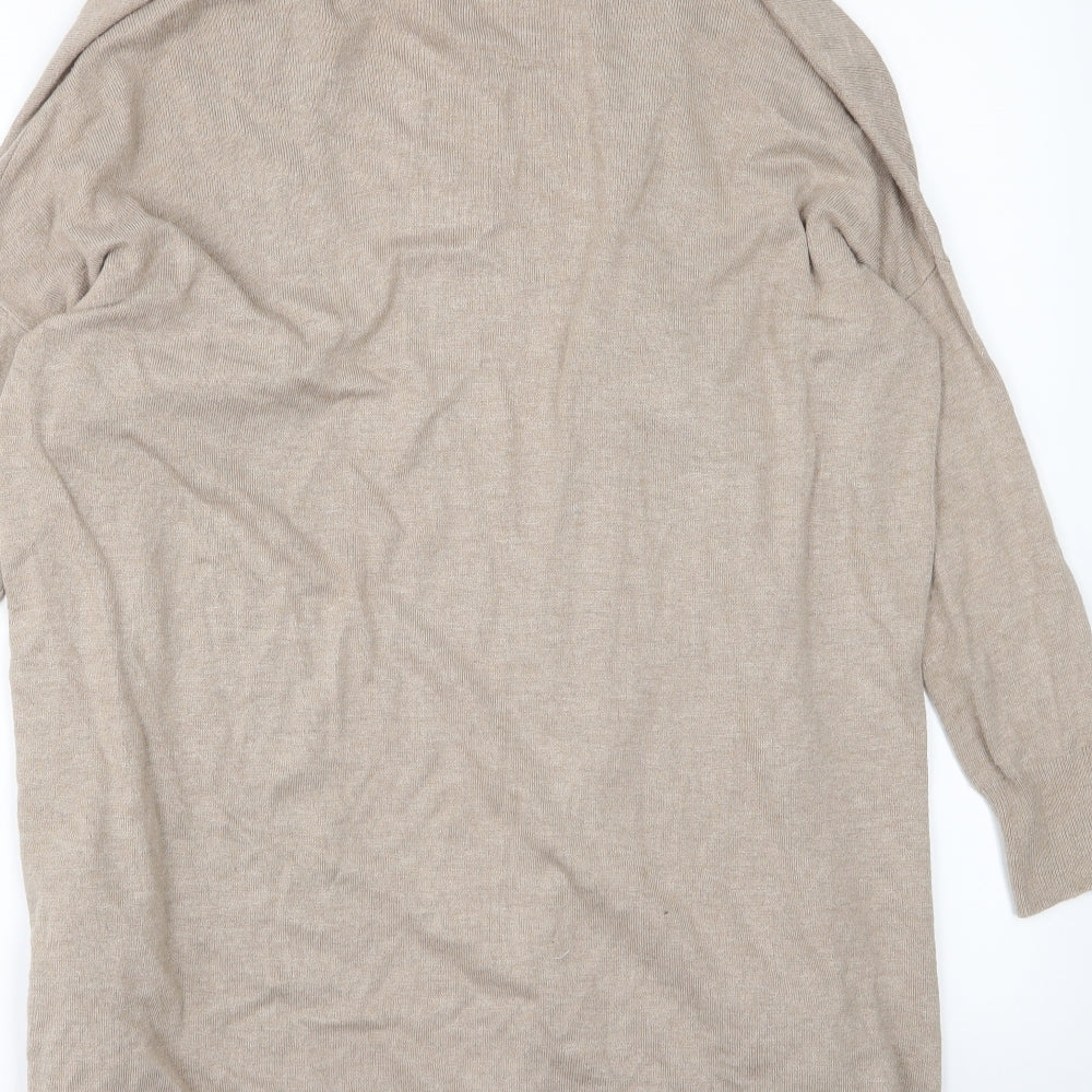 Atmosphere Womens Beige  Knit Cardigan Jumper Size 8