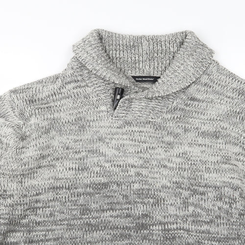 Cedar Wood State Mens Grey  Knit Pullover Jumper Size XL
