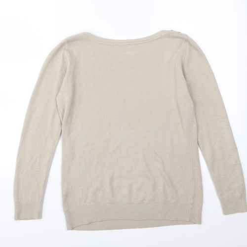 Atmosphere Womens Beige  Knit Pullover Jumper Size 18