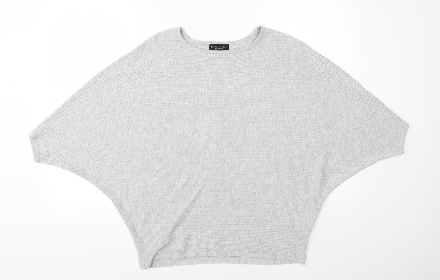 F&F Womens Grey  Knit Pullover Jumper Size 8