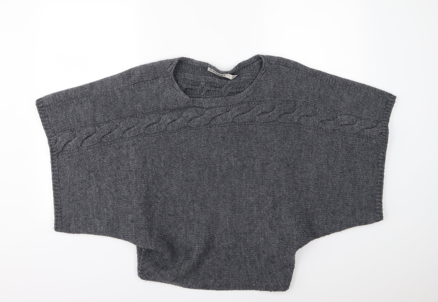 Kookai Womens Grey  Knit Pullover Jumper Size S