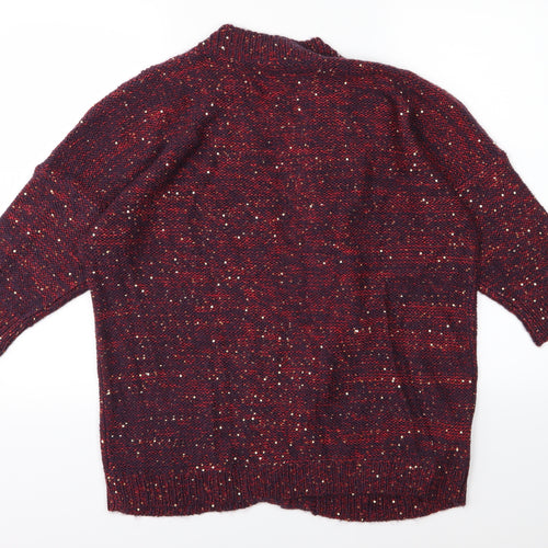 Marisota  Womens Purple  Knit Cardigan Jumper Size 16