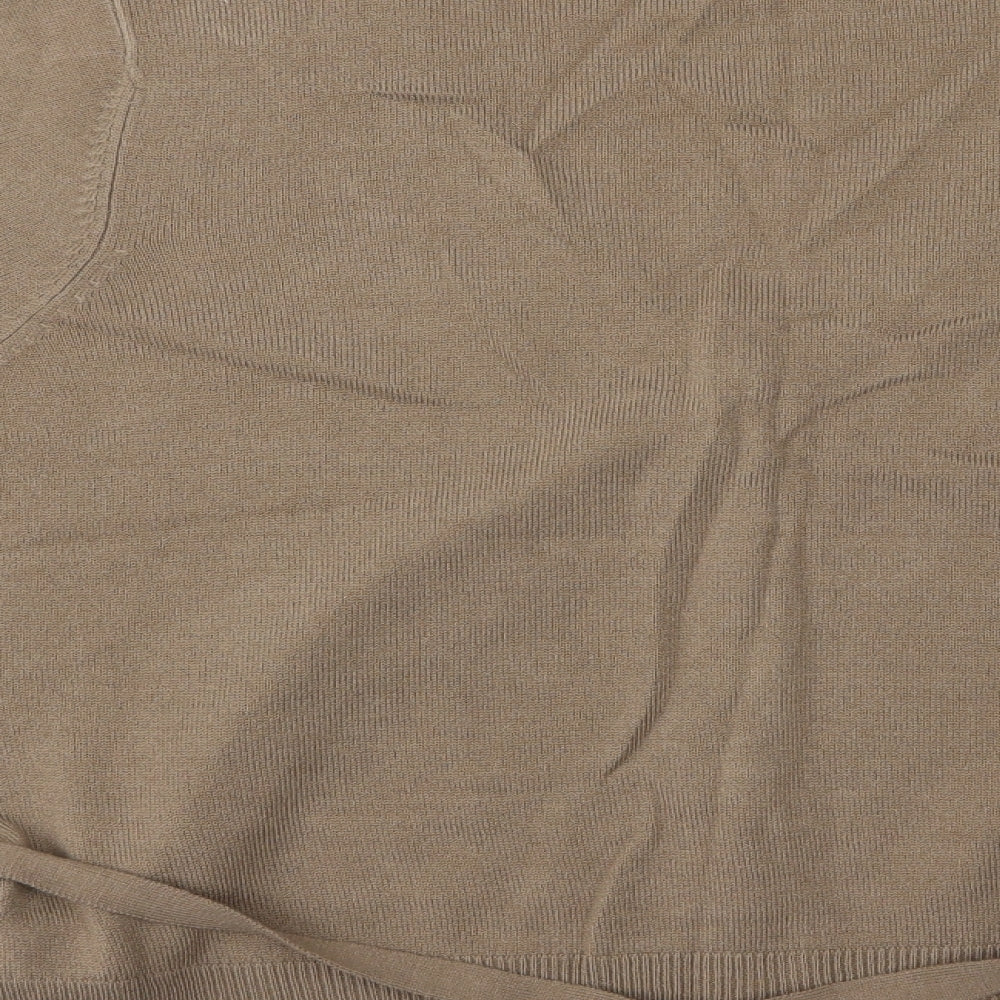 TU Womens Brown  Knit Cardigan Jumper Size 20