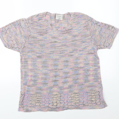 Classics Womens Multicoloured  Knit Pullover Jumper Size 16