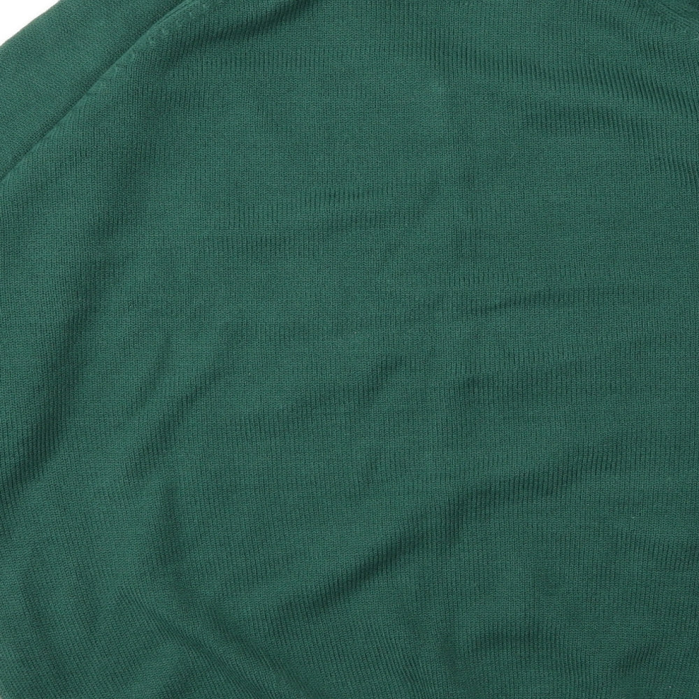 South Bay Mens Green  Knit Pullover Jumper Size M