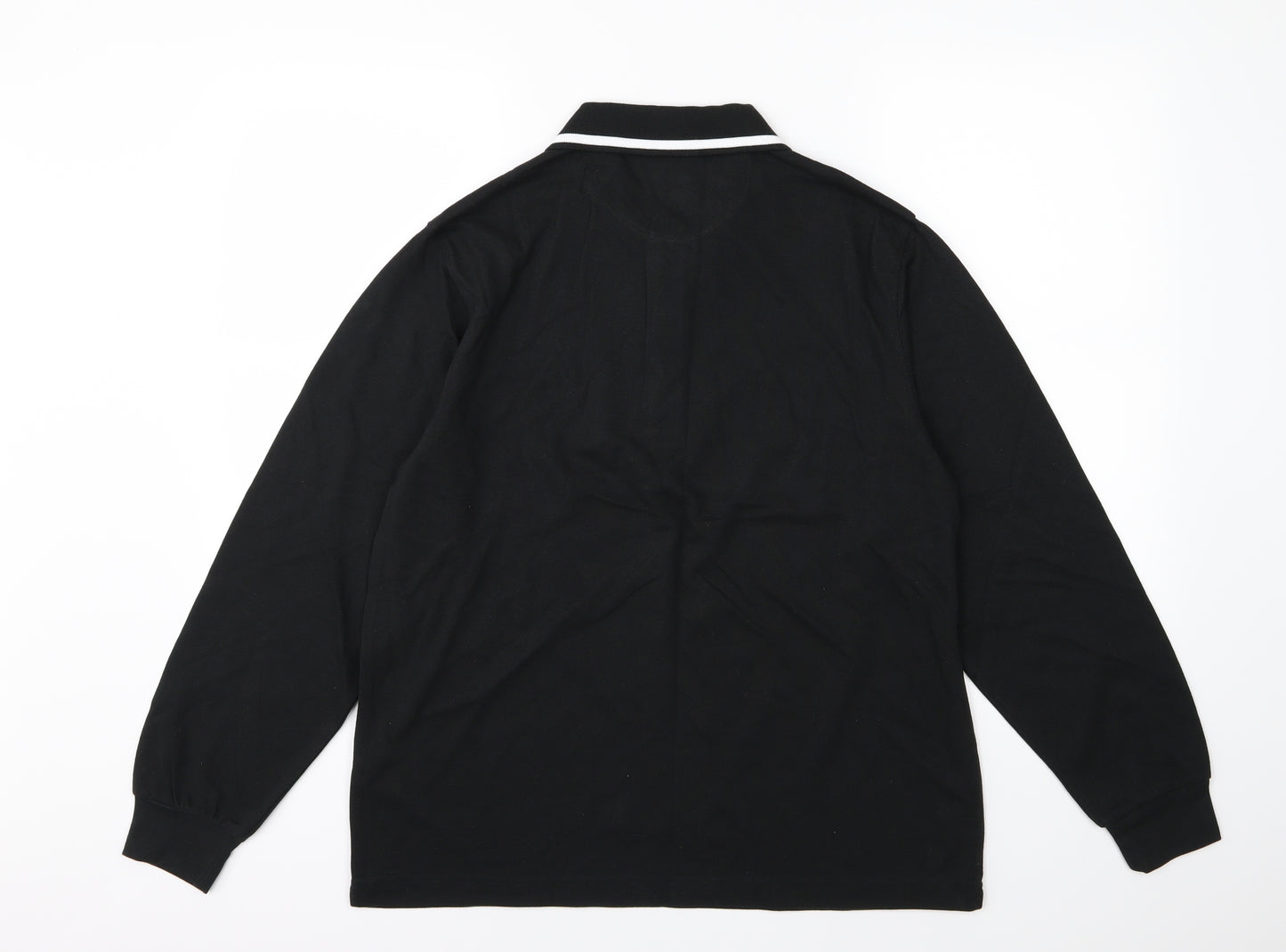 South Bay Mens Black  Jersey  Polo Size M