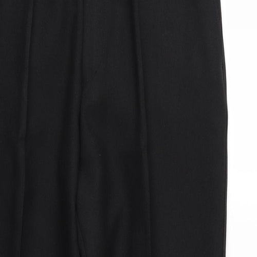 Farah Mens Black  Rayon Trousers  Size 36 L29 in