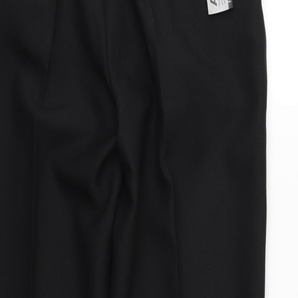 Farah Mens Black  Rayon Trousers  Size 36 L29 in