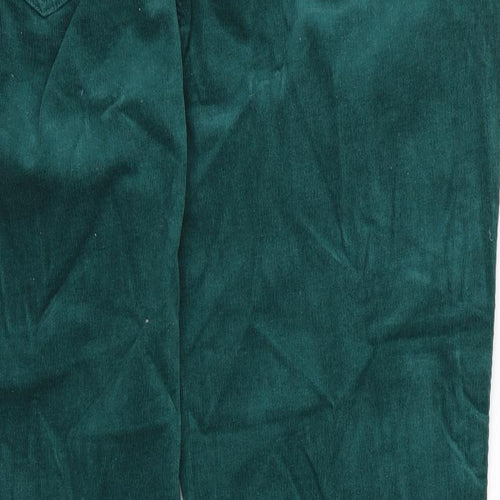 Anthology Womens Green  Corduroy Straight Jeans Size 18 L28 in