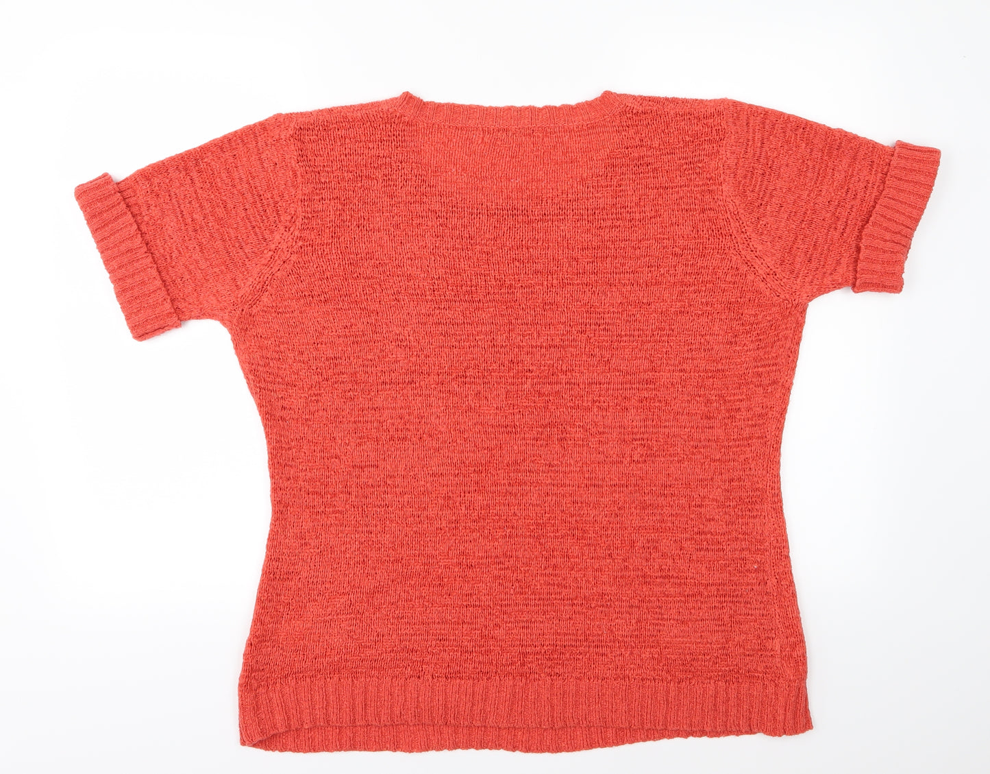 Julipa Womens Pink  Knit Pullover Jumper Size 16  - Coral