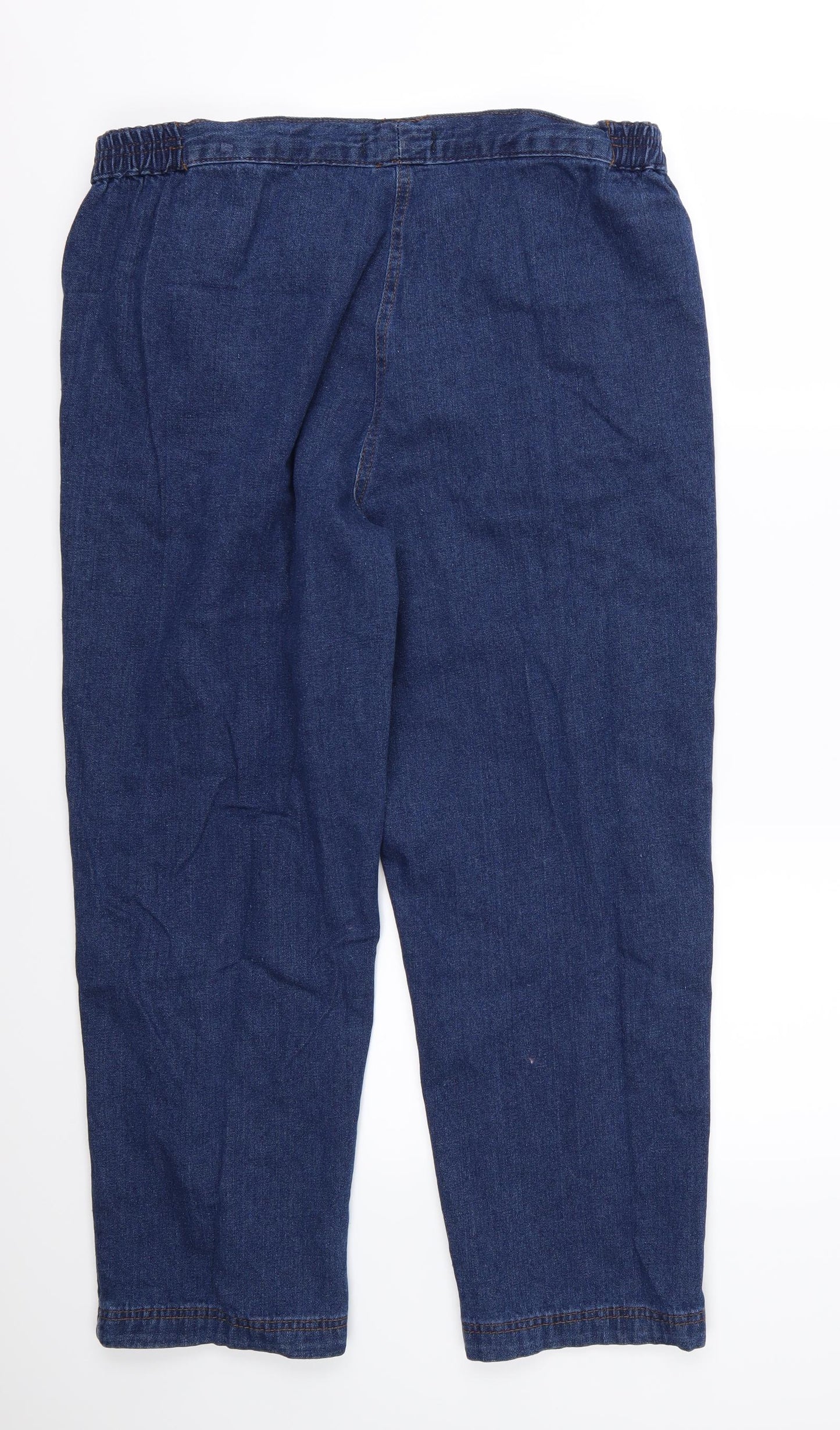 Being Casual Womens Blue  Denim Straight Jeans Size 18 L25 in
