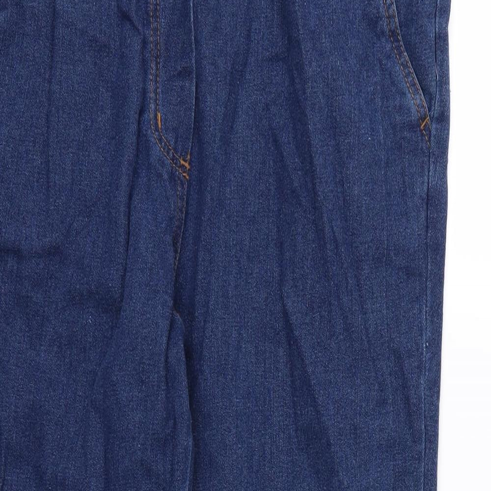 Being Casual Womens Blue  Denim Straight Jeans Size 18 L25 in