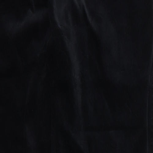 Gap Womens Black  Velour Skinny Jeans Size 34 in L29 in