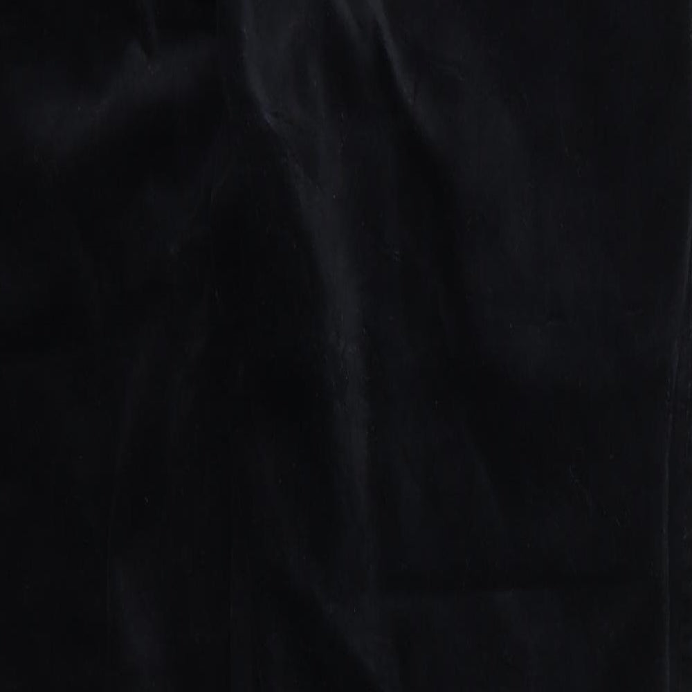 Gap Womens Black  Velour Skinny Jeans Size 34 in L29 in