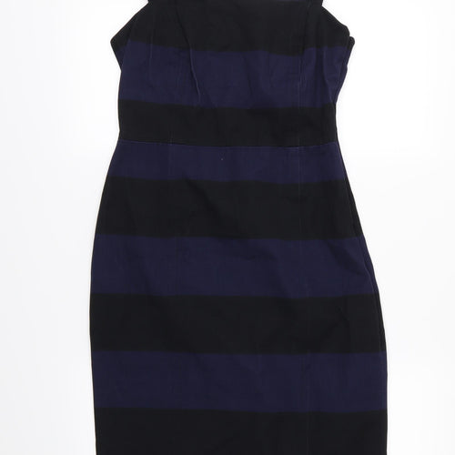 Banana Republic Womens Blue Striped  Pencil Dress  Size 6