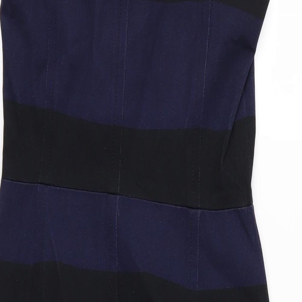 Banana Republic Womens Blue Striped  Pencil Dress  Size 6