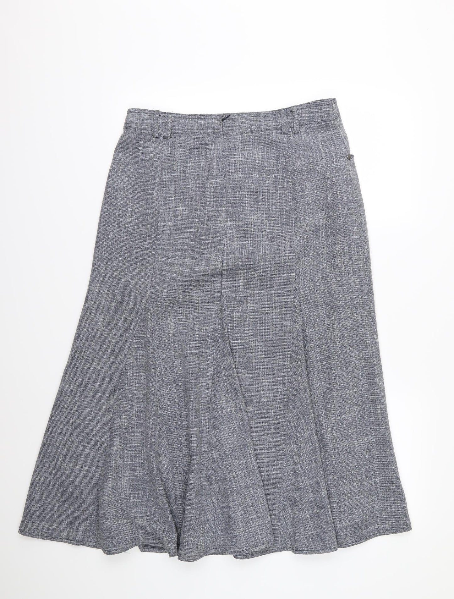 Viyella Womens Blue   Flare Skirt Size 12