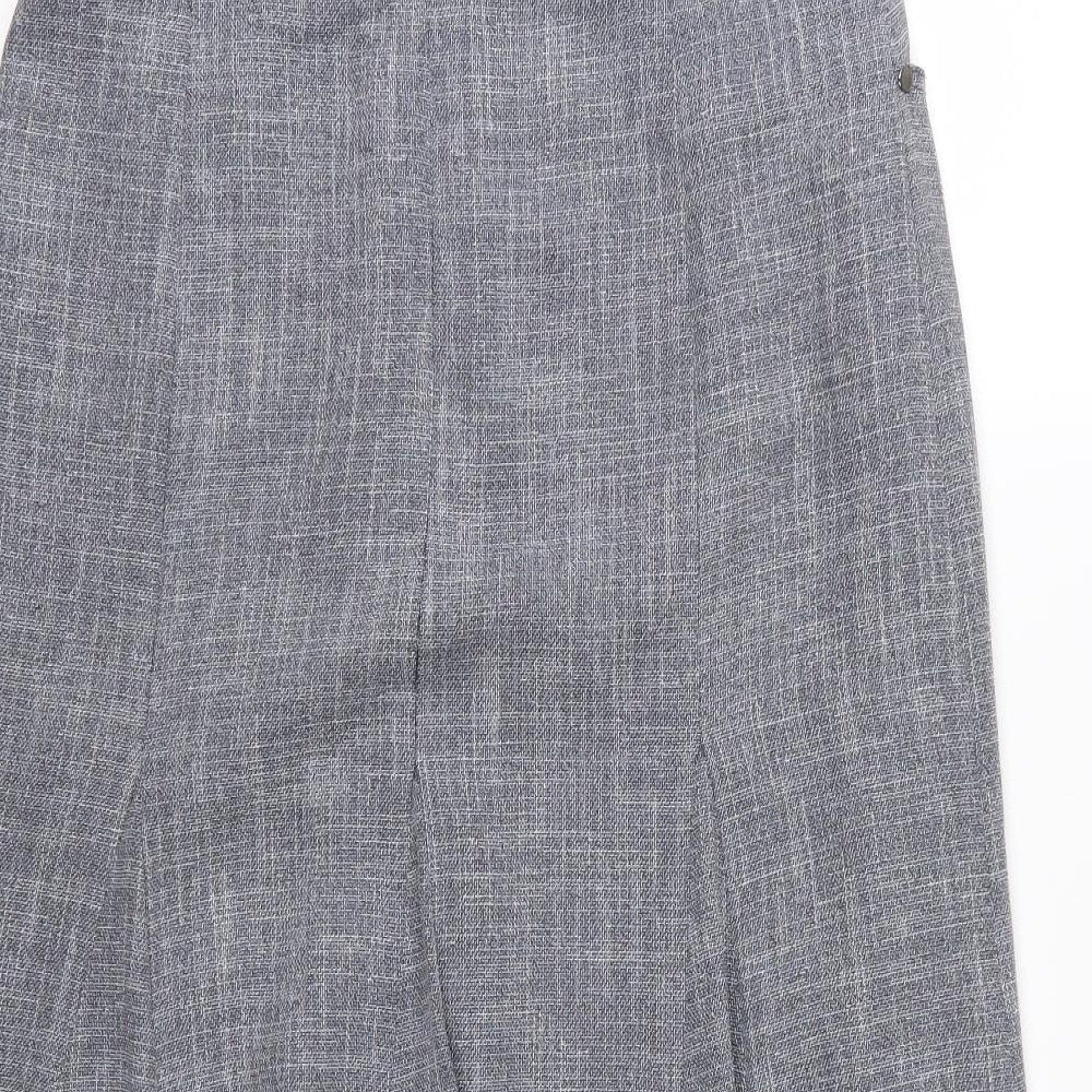 Viyella Womens Blue   Flare Skirt Size 12