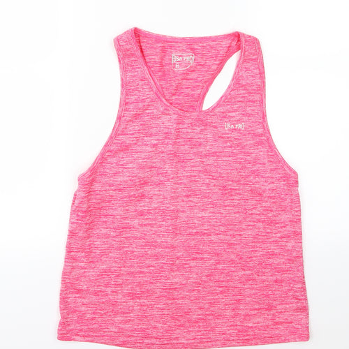 USA Pro Womens Pink   Basic Tank Size 8