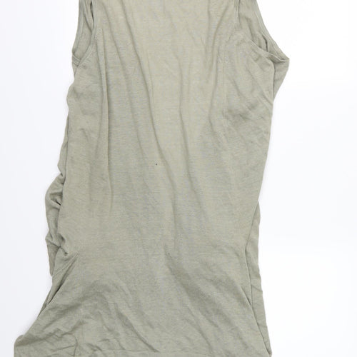 Cash Ca Womens Green  Knit Cardigan Jumper Size XL