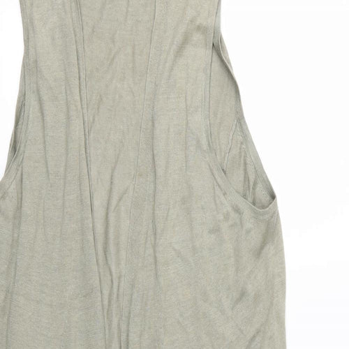 Cash Ca Womens Green  Knit Cardigan Jumper Size XL