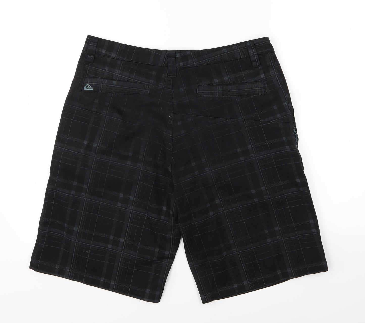Quicksilver Mens Grey Striped  Chino Shorts Size 34