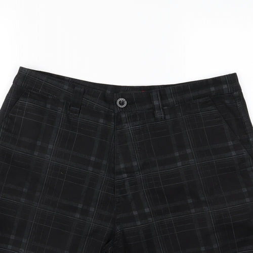 Quicksilver Mens Grey Striped  Chino Shorts Size 34