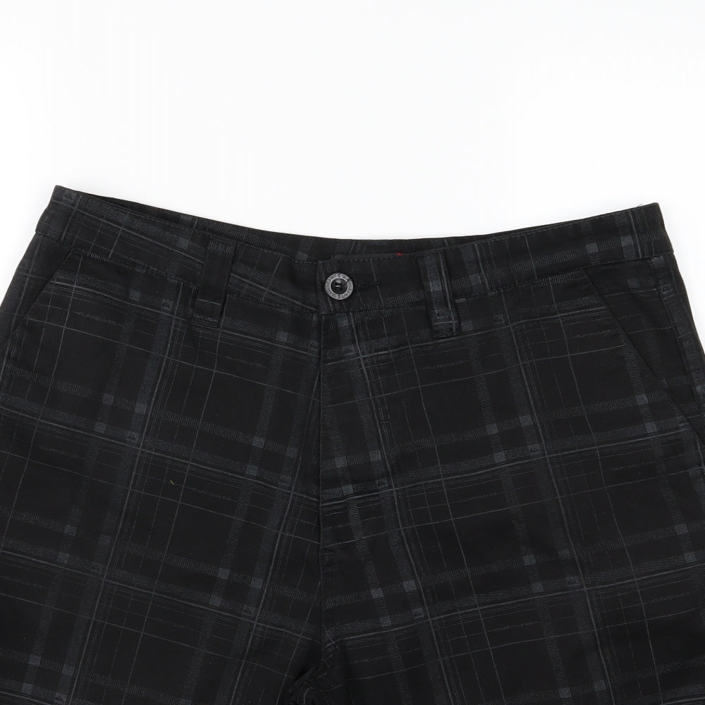 Quicksilver Mens Grey Striped  Chino Shorts Size 34