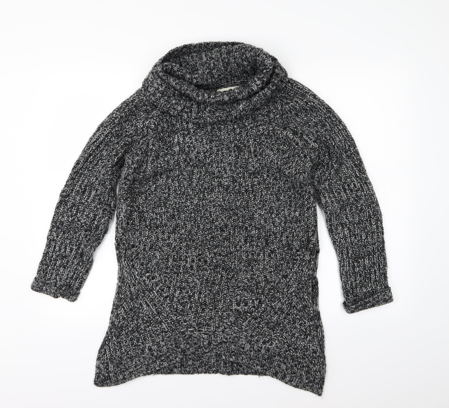 Papaya Womens Grey  Knit Pullover Jumper Size S